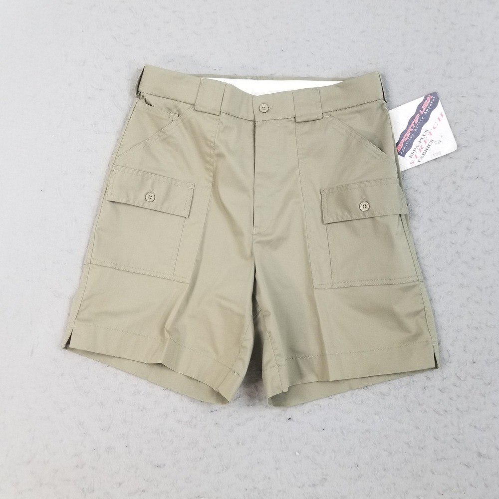 Sportif Cargo Shorts Men 32 Khaki Espa-Plus Stretch Active Pockets Hiking